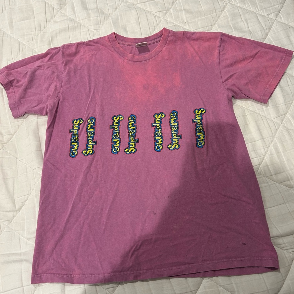 Supreme Pink Cotton Tee